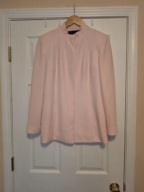 Finity Studio Light Pink Stand-Collar Blazer Jacket